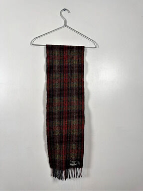 Vintage Old River Plaid Scarf